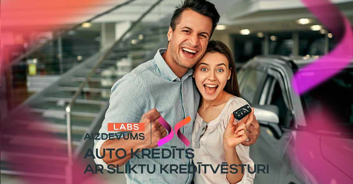bilde auto kredīts ar sliktu kredītvēsturi