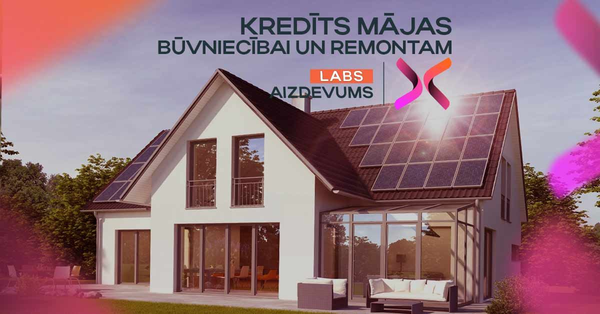 bilde kredīts mājas būvniecībai un remontam