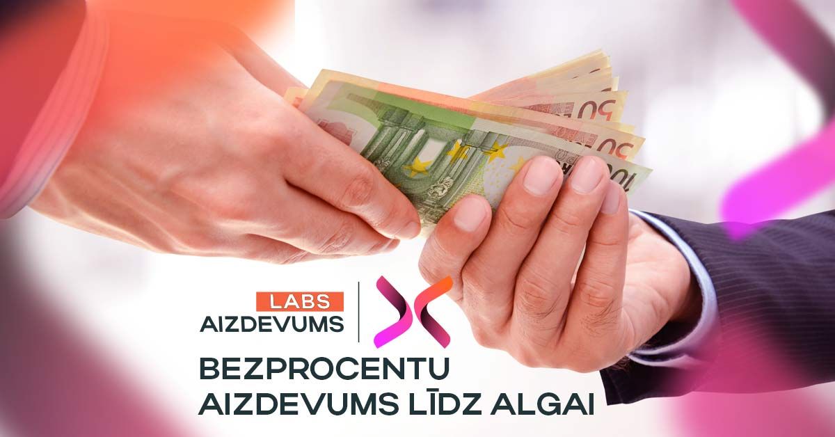 bilde bezprocentu aizdevums līdz algai