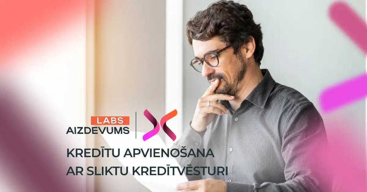 bilde kredītu apvienošana ar sliktu kredītvēsturi ir iespējama