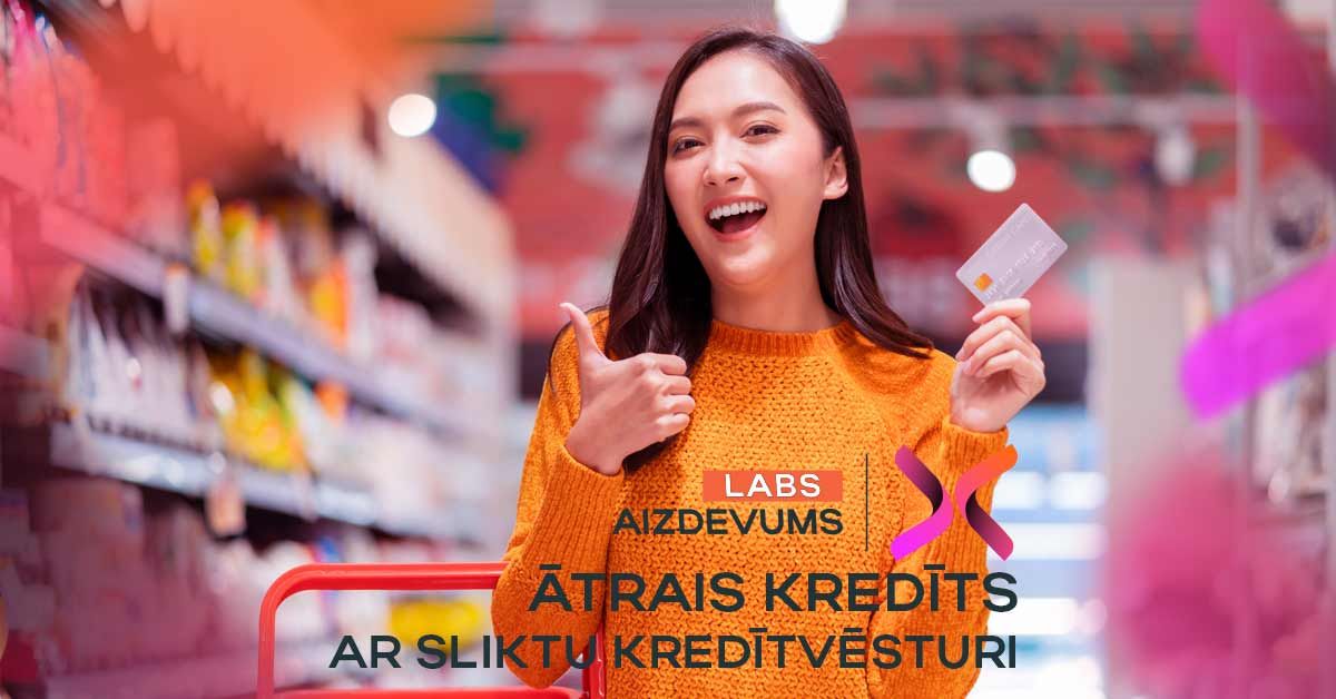 bilde ātrais kredīts ar sliktu kredītvēsturi